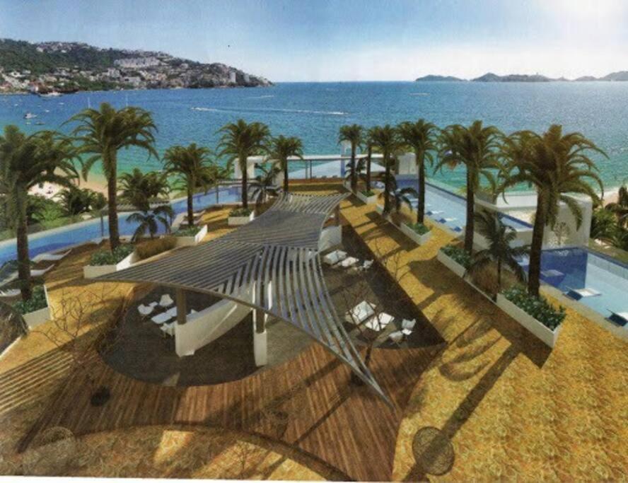 Departamento En Acapulco Con Inmejorable Vistaアパートメント エクステリア 写真